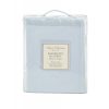 Monogrammed Bassinet Cot blankets with embroidered name - blue