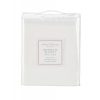 Personalised Bassinet Cot blankets with embroidered name - white