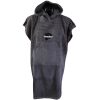 Personalised Hooded Grey Beach Towel with Embroidered Name