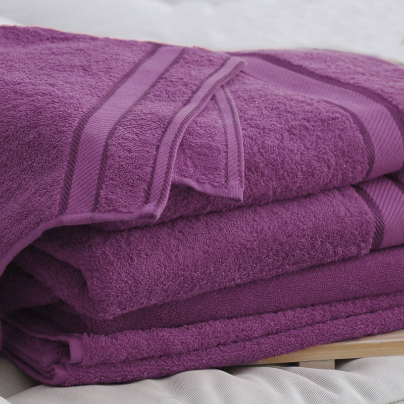 Monogrammed Bath Towel with Embroidered Name - Shiraz