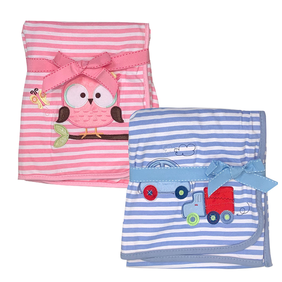 Personalised Toddler Blanket - Striped