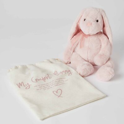 Penny the Comfort Bunny with personalised name on ear